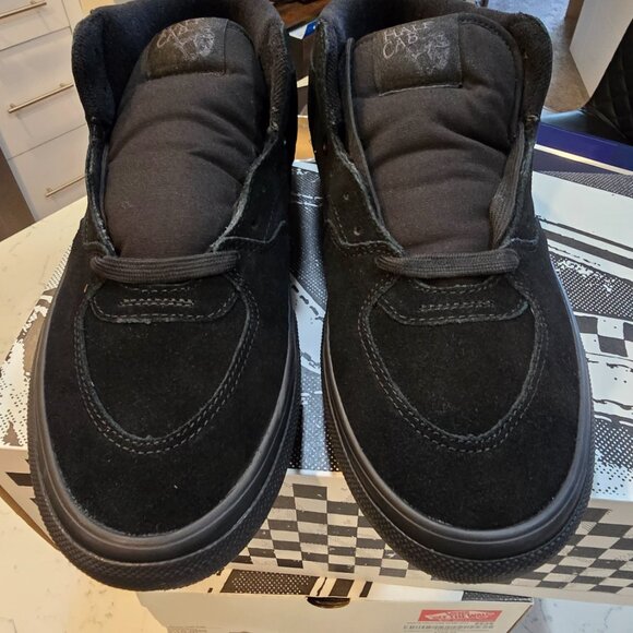 VANS Skate Half Cab Shoes Sneakers Skateboarding VN0A5FCDBKA Black/Black mens 10 - Picture 4 of 10